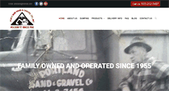 Desktop Screenshot of portlandsandandgravel.com